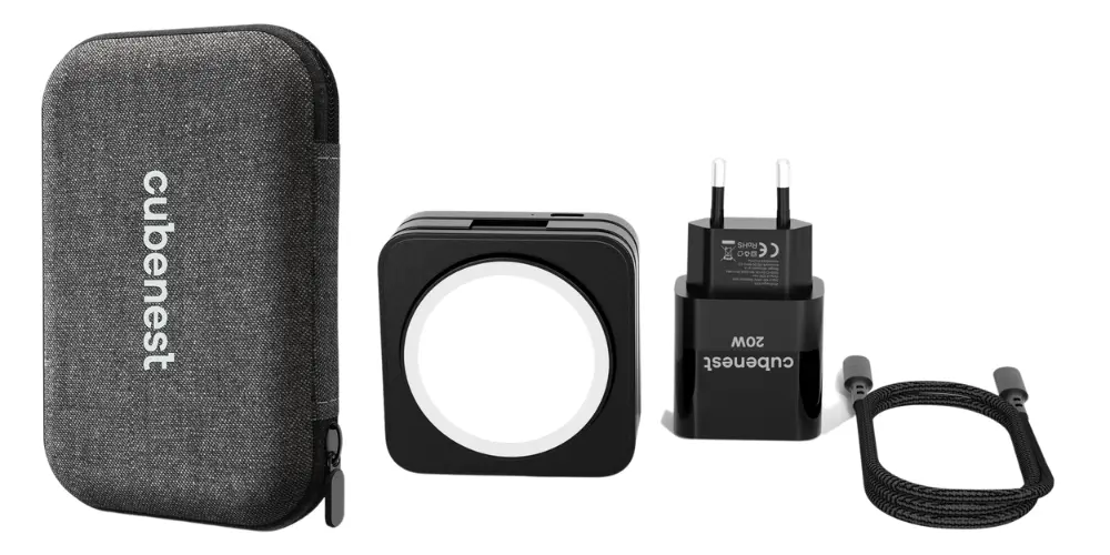 Cargador Inalámbrico 3 en 1 Plegable de 3ra. gen. Magsafe Negro I Oechsle -  Oechsle