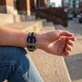 Garmin Watch Premium Sports Band Black/Grey