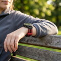 Garmin Watch Premium Sports Band Black/Orange