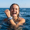 Garmin Watch Premium Sports Band White/Blue