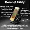 Cubenest Qi2 3in1 Foldable Magnetic Wireless Charger SQS312 Pro Samsung Watch