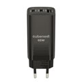 Cubenest PD GaN Adapter 65W S3D0 black