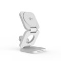 Cubenest Qi2 3in1 Foldable Magnetic Wireless Charger EQ310 white