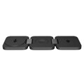 Cubenest Qi2 3in1 Foldable Magnetic Wireless Charger EQ310 grey