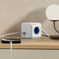 Cubenest PowerCube Extended USB A+C PD 20 W 1,5 m Type F blue