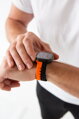 Apple Watch Premium Sports Band Black/Orange
