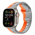 Apple Watch Premium Sports Band Orange/Grey