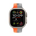 Apple Watch Premium Sports Band Orange/Grey