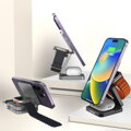 Cubenest 3in1 Foldable Magnetic Wireless Charger S312 Pro black