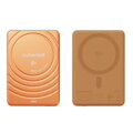 Cubenest Qi2 Magnetic Wireless SlimDual PowerBank 5000 mAh SQ1B3D orange