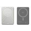 Cubenest Qi2 Magnetic Wireless SlimDual PowerBank 5000 mAh SQ1B3D silver