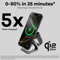 Cubenest Qi2.2 3in1 Foldable Magnetic Wireless Charger SQ312 Ultra grey