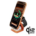 Cubenest Qi2.2 3in1 Foldable Magnetic Wireless Charger SQ312 Ultra orange