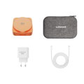 Cubenest Qi2.2 3in1 Foldable Magnetic Wireless Charger SQ312 Ultra orange