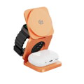 Cubenest Qi2.2 3in1 Foldable Magnetic Wireless Charger SQ312 Ultra orange