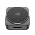 Cubenest Qi2.2 3in1 Foldable Magnetic Wireless Charger SQ312 Pro black