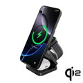 Cubenest Qi2 3in1 Foldable Magnetic Wireless Charger SQ312 Pro black