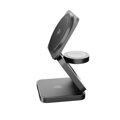 Cubenest Qi2 3in1 Foldable Magnetic Wireless Charger SQ312 Pro black
