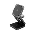 Cubenest Qi2 3in1 Foldable Magnetic Wireless Charger SQ312 Pro black