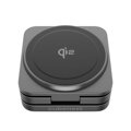 Cubenest Qi2 3in1 Foldable Magnetic Wireless Charger SQ312 Pro black