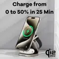Cubenest Qi2.2 3in1 Foldable Magnetic Wireless Charger SQ312 Pro titan