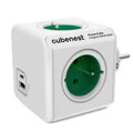 Cubenest PowerCube Original USB A+C PD 20 W Type E green