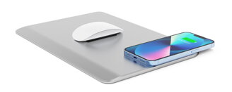 Cubenest Aluminium ergonomic mouse pad with wireless charging S1M2