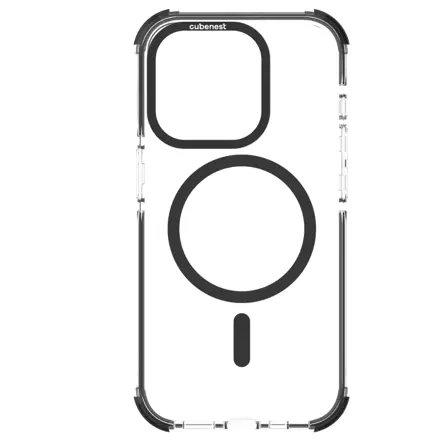 Cubenest iPhone 15 Pro Case MagPro Strong Guard black