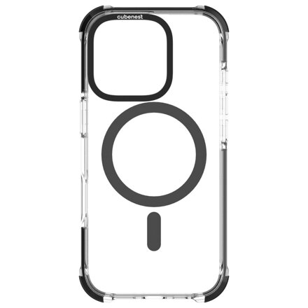 Cubenest iPhone 16 Pro Case MagPro Strong Guard black