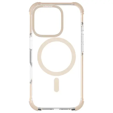 Cubenest iPhone 16 Pro Case MagPro Strong Guard gold