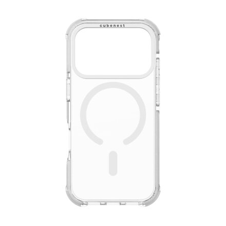 Cubenest iPhone 18 Pro Case MagPro Strong Guard white