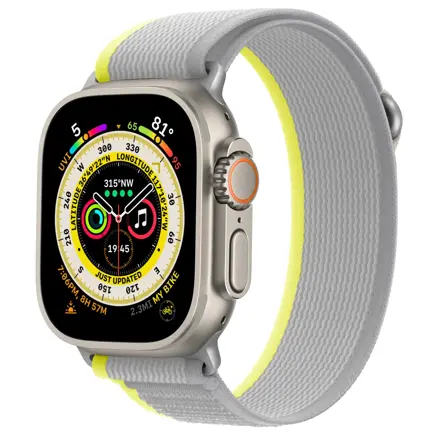 Apple Watch Strap Trail Loop Beige/Yellow