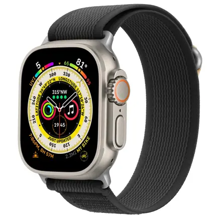 Apple Watch Strap Trail Loop Beige/Black