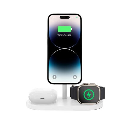 Cubenest 3in1 Magnetic Wireless Charger S313 Pro white