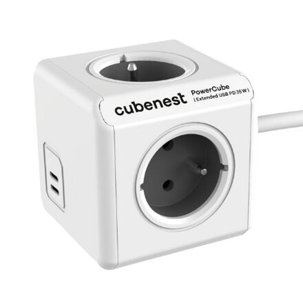 Cubenest PowerCube Extended USB C+C PD 35 W