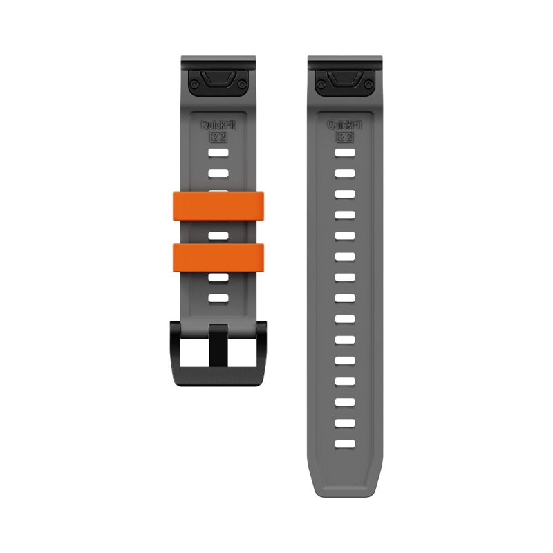 Garmin Watch Premium Sports Band Grey/Orange