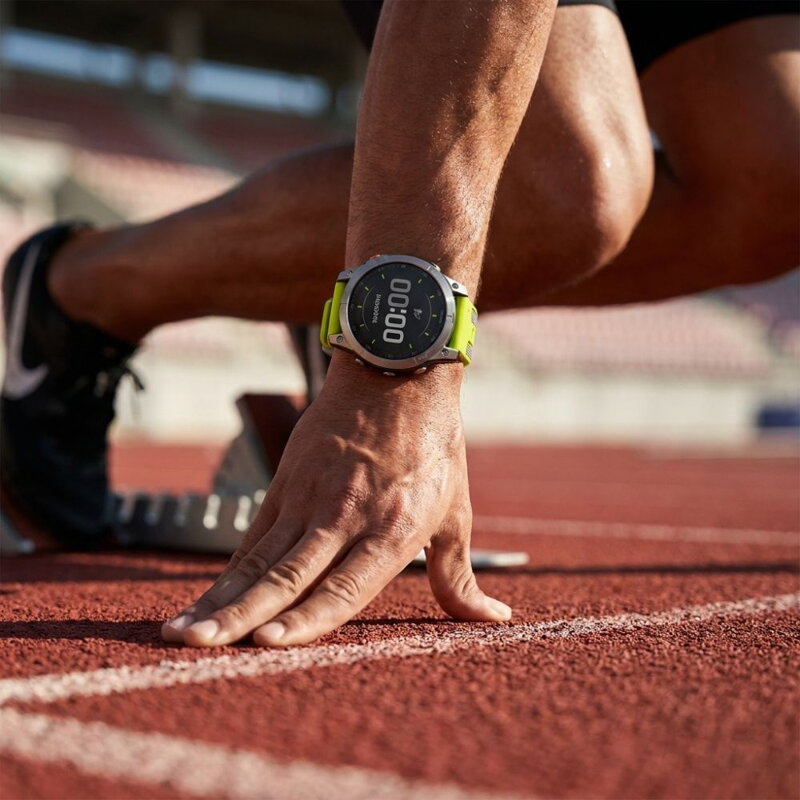 Garmin Watch Premium Sports Band Yellow/Grey