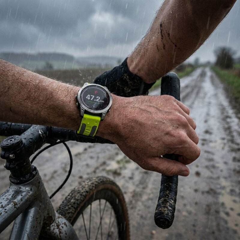 Garmin Watch Premium Sports Band Yellow/Grey