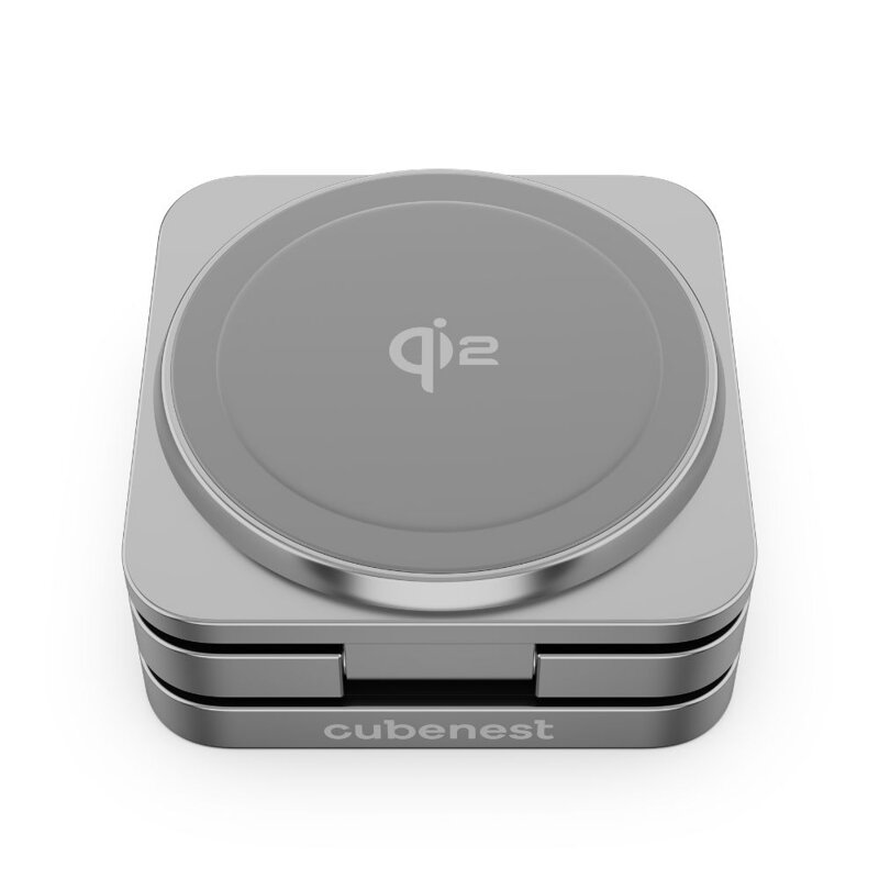 Cubenest Qi2 3in1 Foldable Magnetic Wireless Charger SQS312 Pro Samsung Watch