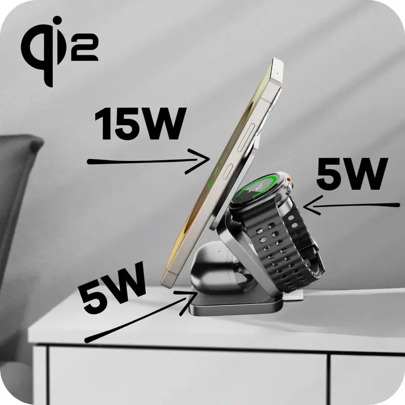 Qi2 3in1 MagSafe charger Qi2 3in1 MagSafe charger