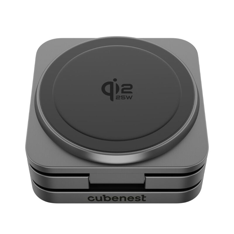 Cubenest Qi2.2 3in1 Foldable Magnetic Wireless Charger SQS312 Pro Samsung Watch