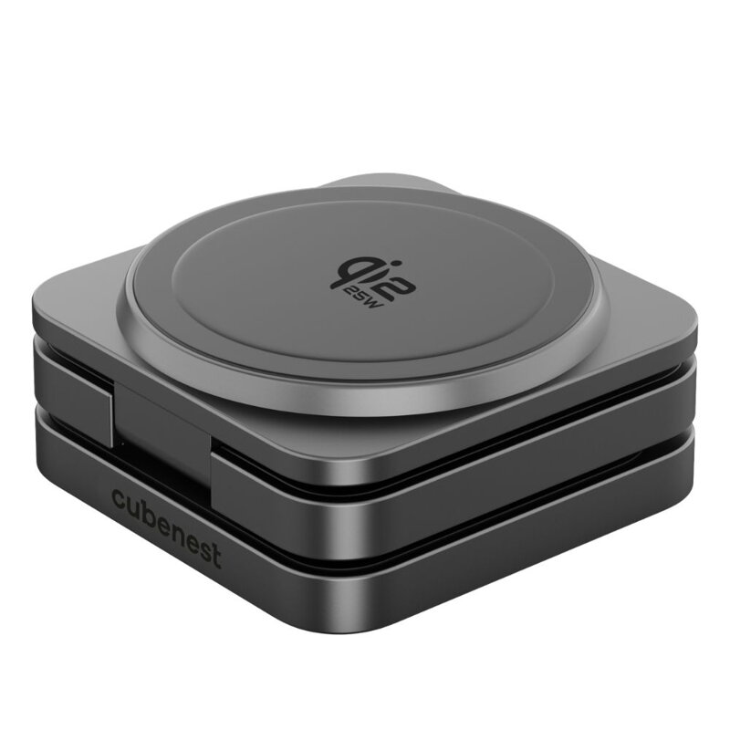 Cubenest Qi2.2 3in1 Foldable Magnetic Wireless Charger SQS312 Pro Samsung Watch