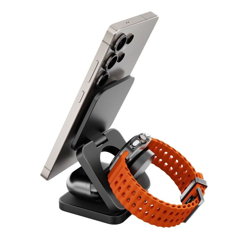 Cubenest Qi2.2 3in1 Foldable Magnetic Wireless Charger SQS312 Pro Samsung Watch