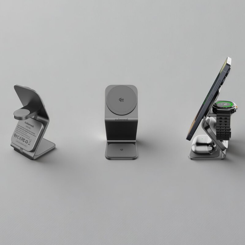 Cubenest Qi2.2 3in1 Magnetic Wireless Charger SQS314 Pro Samsung Watch