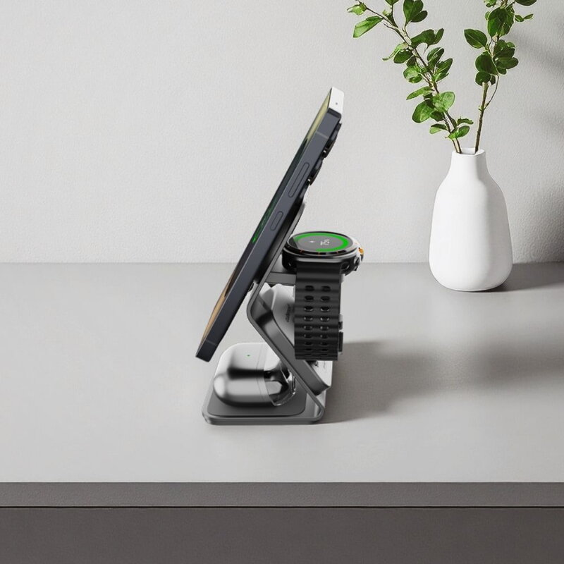 Cubenest Qi2.2 3in1 Magnetic Wireless Charger SQS314 Pro Samsung Watch