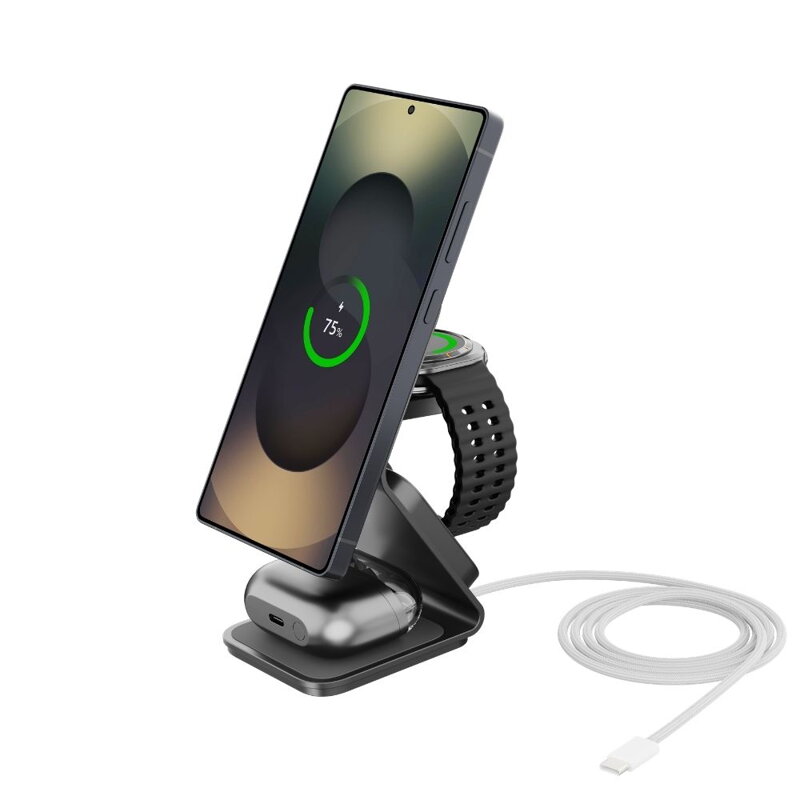 Cubenest Qi2.2 3in1 Magnetic Wireless Charger SQS314 Pro Samsung Watch