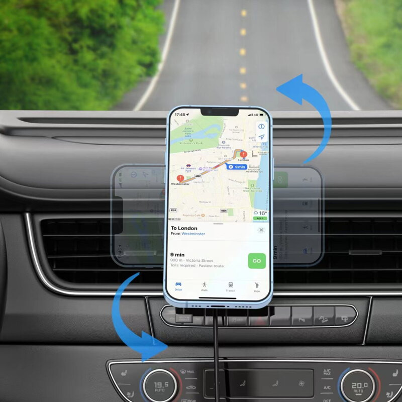 Cubenest Qi2 Magnetic Wireless Car Charger SQ1C0