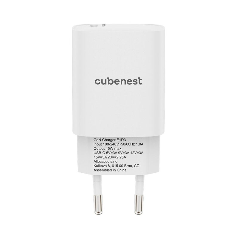 Cubenest PD GaN Adapter 45W E1D3