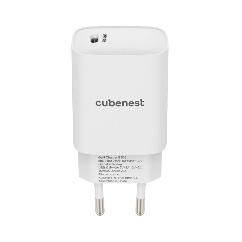 Cubenest PD GaN Adapter 45W E1D3