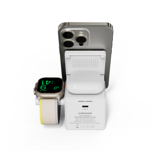 Cubenest 3in1 Magnetic Wireless Charger E311